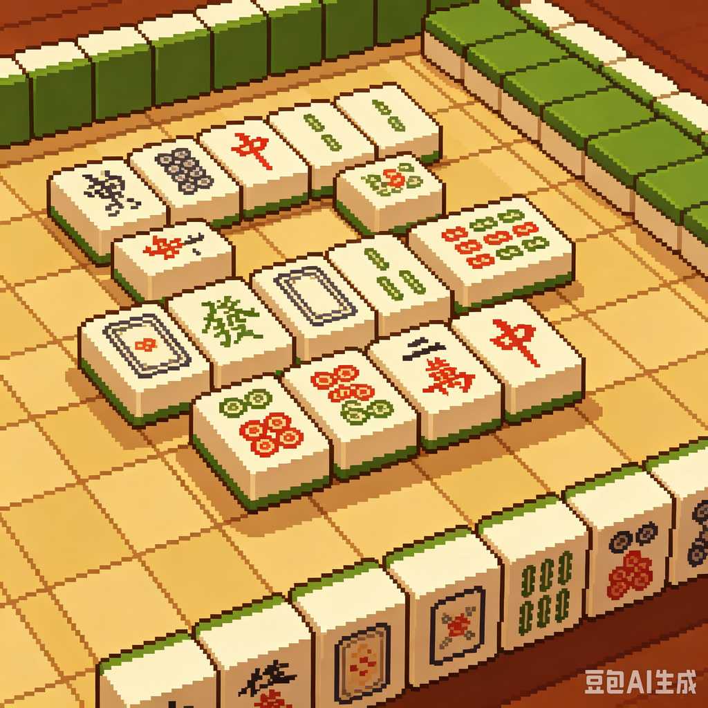 matte finish mahjong set